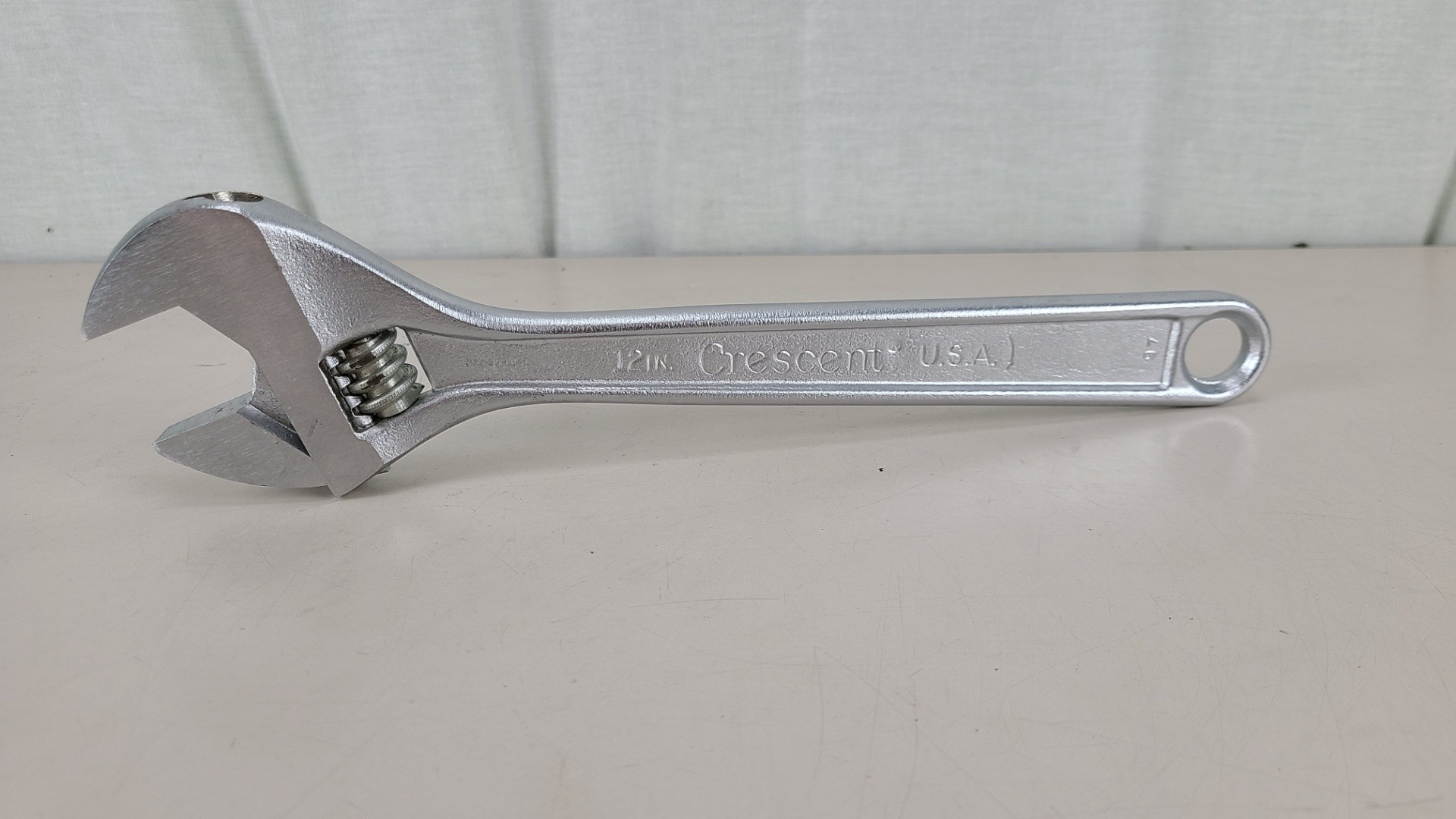 Nice Vintage Crescent 12" Adjustable Wrench Made in U.S.A.
