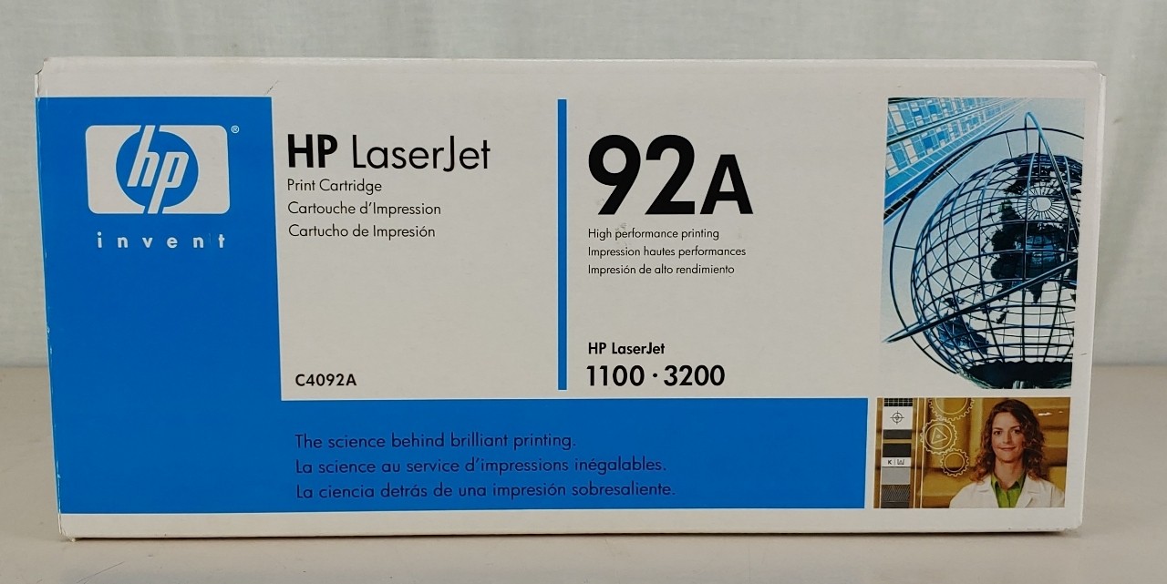 HP LaserJet 92A Black Toner Cartridge C4092A Genuine Brand New