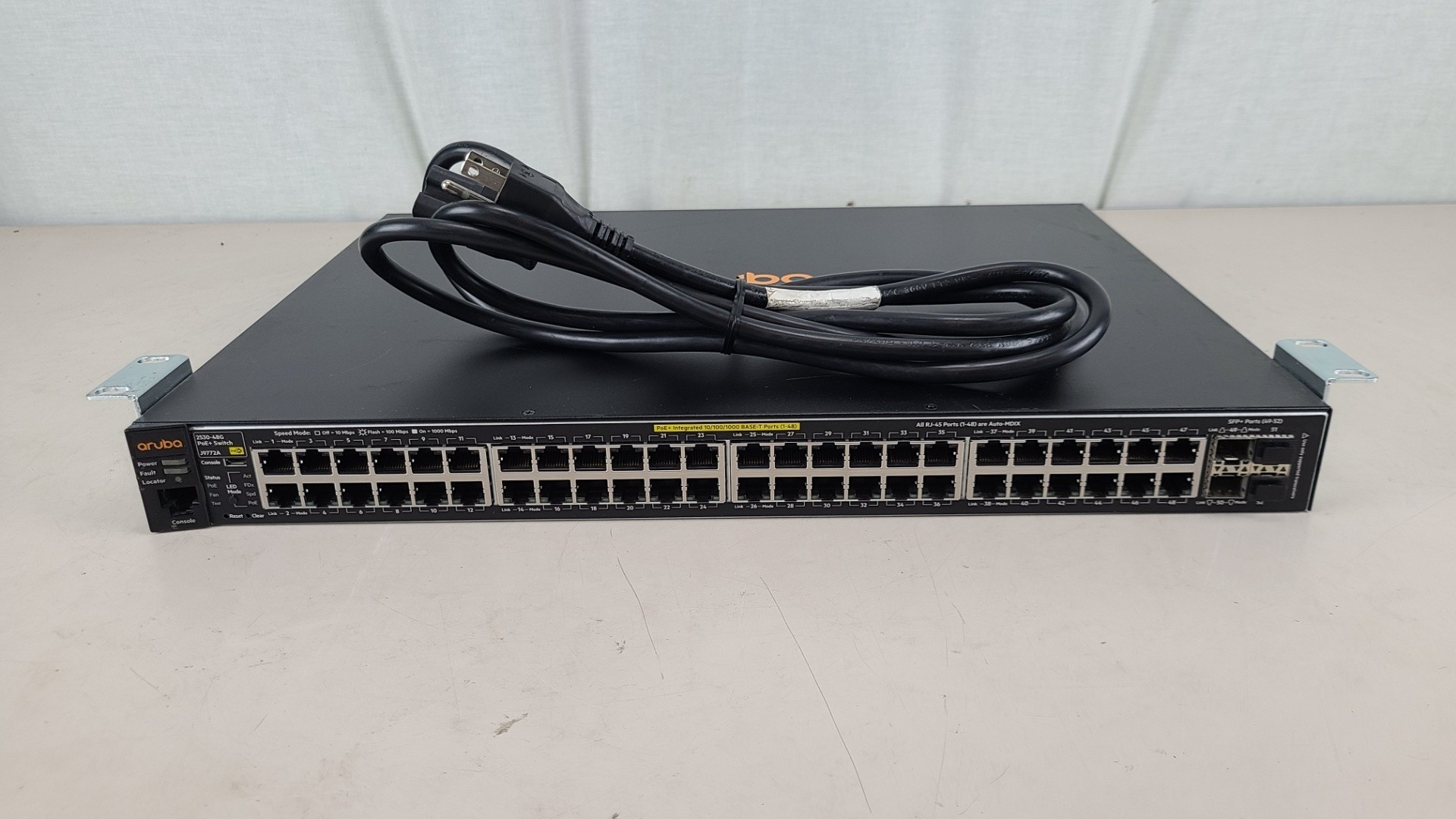 Aruba 2530 48-Port Poe Switch J9772a Fully Managed 
