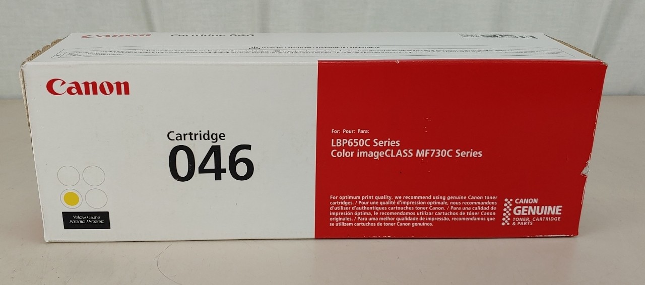 Canon 046 Toner Cartridge Yellow 1247C001AA GENUINE NEW