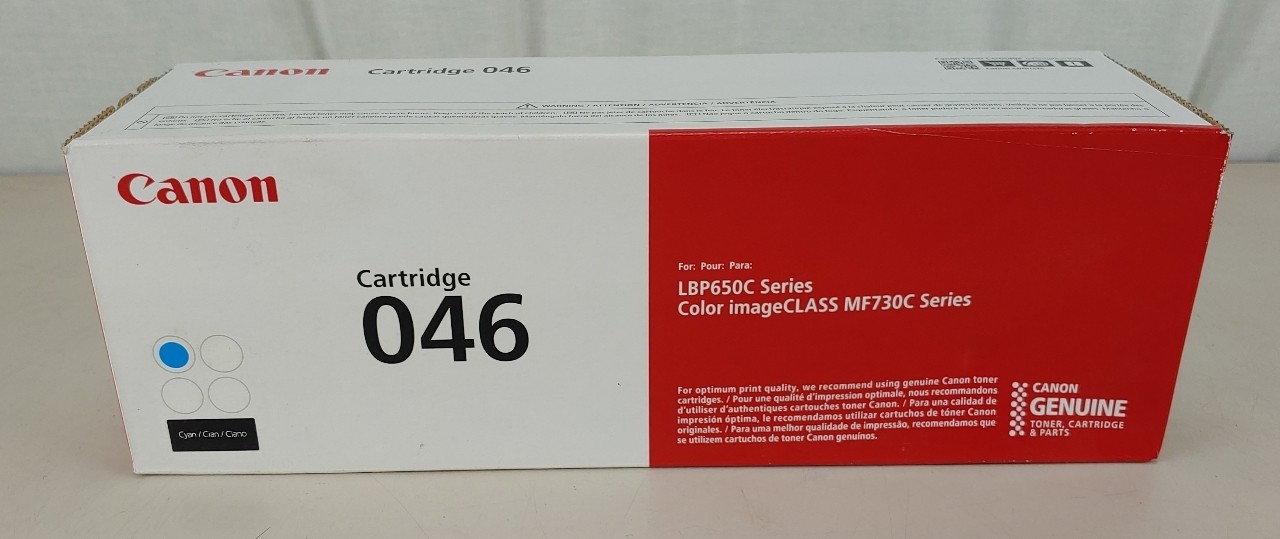Canon 046 Toner Cartridge Cyan 1249C001AA GENUINE NEW
