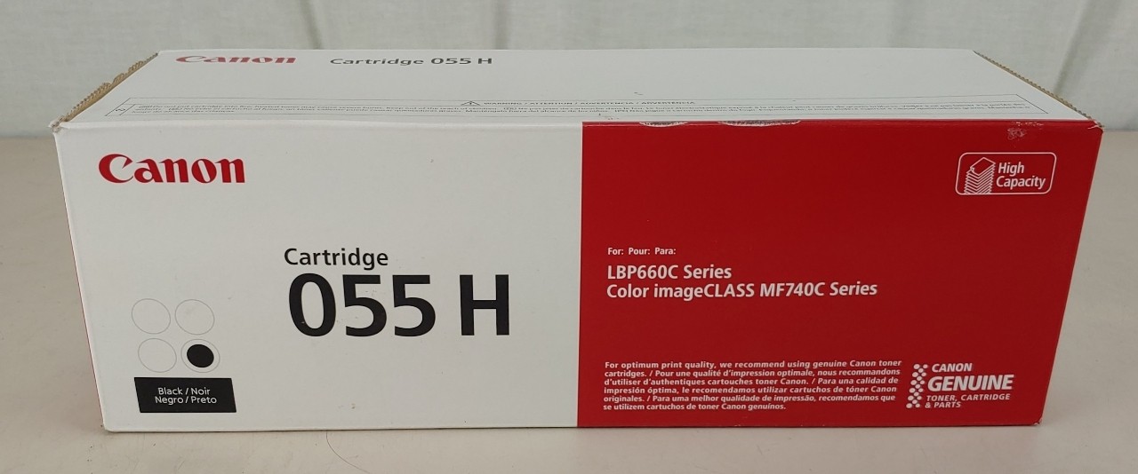 Canon 055H High Yield Toner Cartridge Black 3020C001 GENUINE NEW