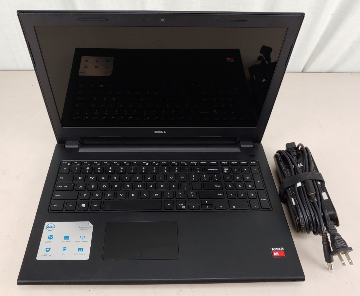 Dell Inspiron 15-3541 15.5" AMD A6 6310 4GB 128GB SSD (For Parts)