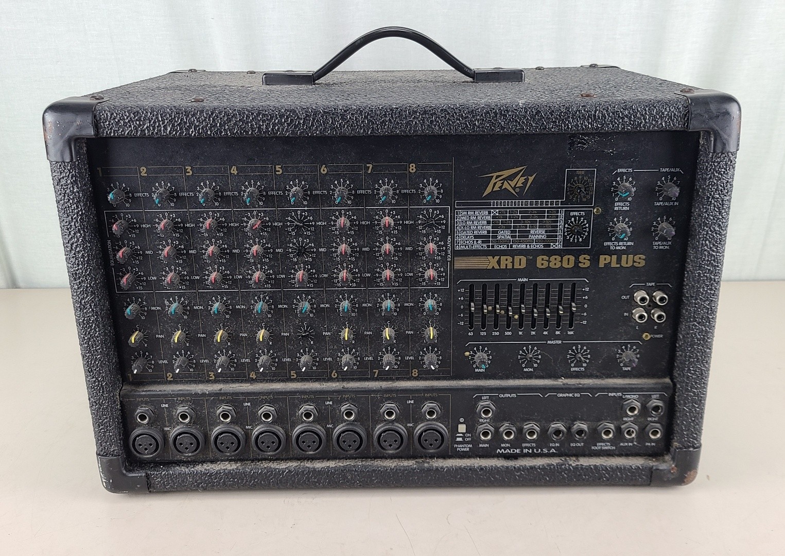 PEAVEY MIXER XRD 680 S PLUS Power Tested ONLY