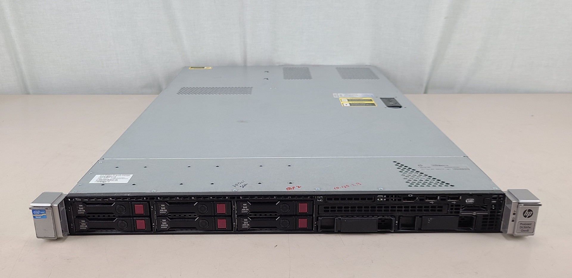 HP DL360e Gen8 2x E5-2440 32GB RAM 6X 600GB SAS Hard Drives