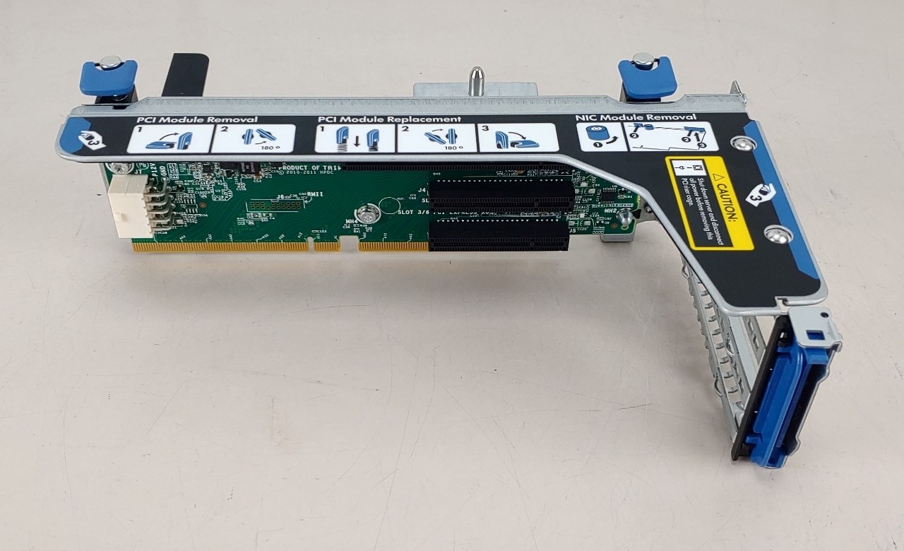 HP DL380P G8 3-Slot PCIe Riser Board w/Bracket 662524-001