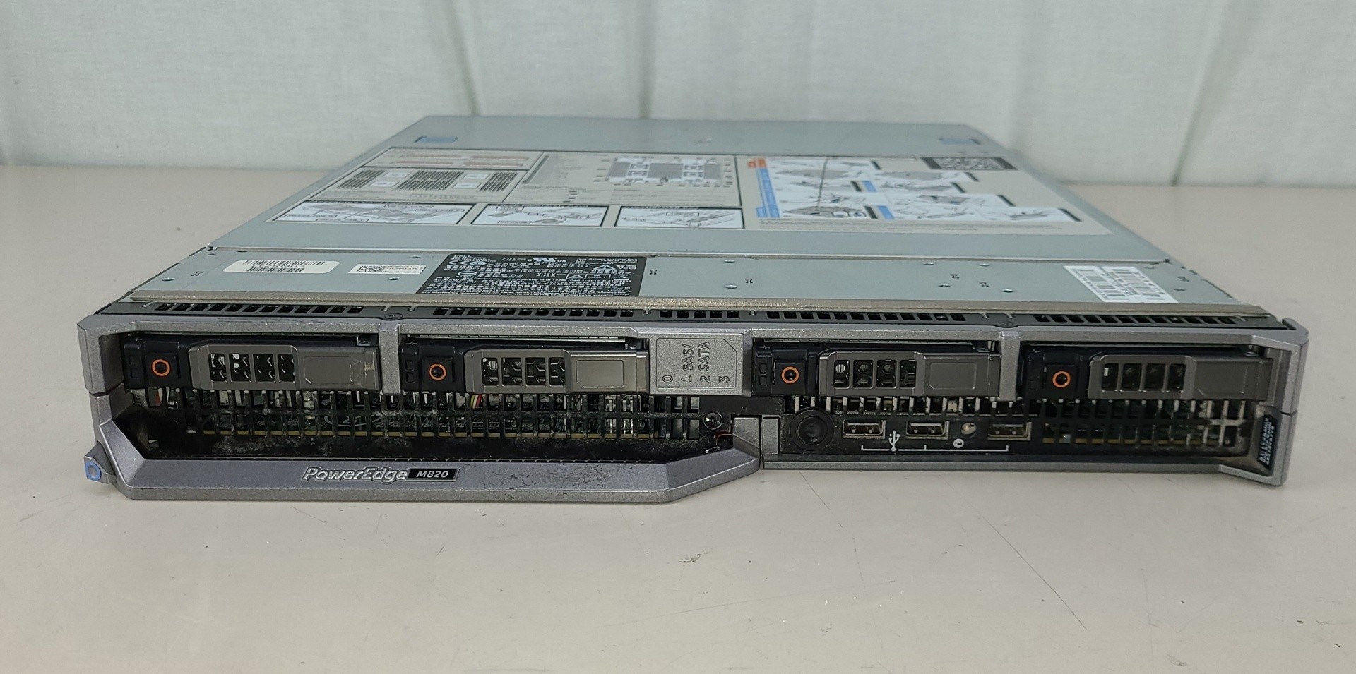 Dell PowerEdge M820 Server 4x E5-4620 32C 176GB RAM 2x 10GBe