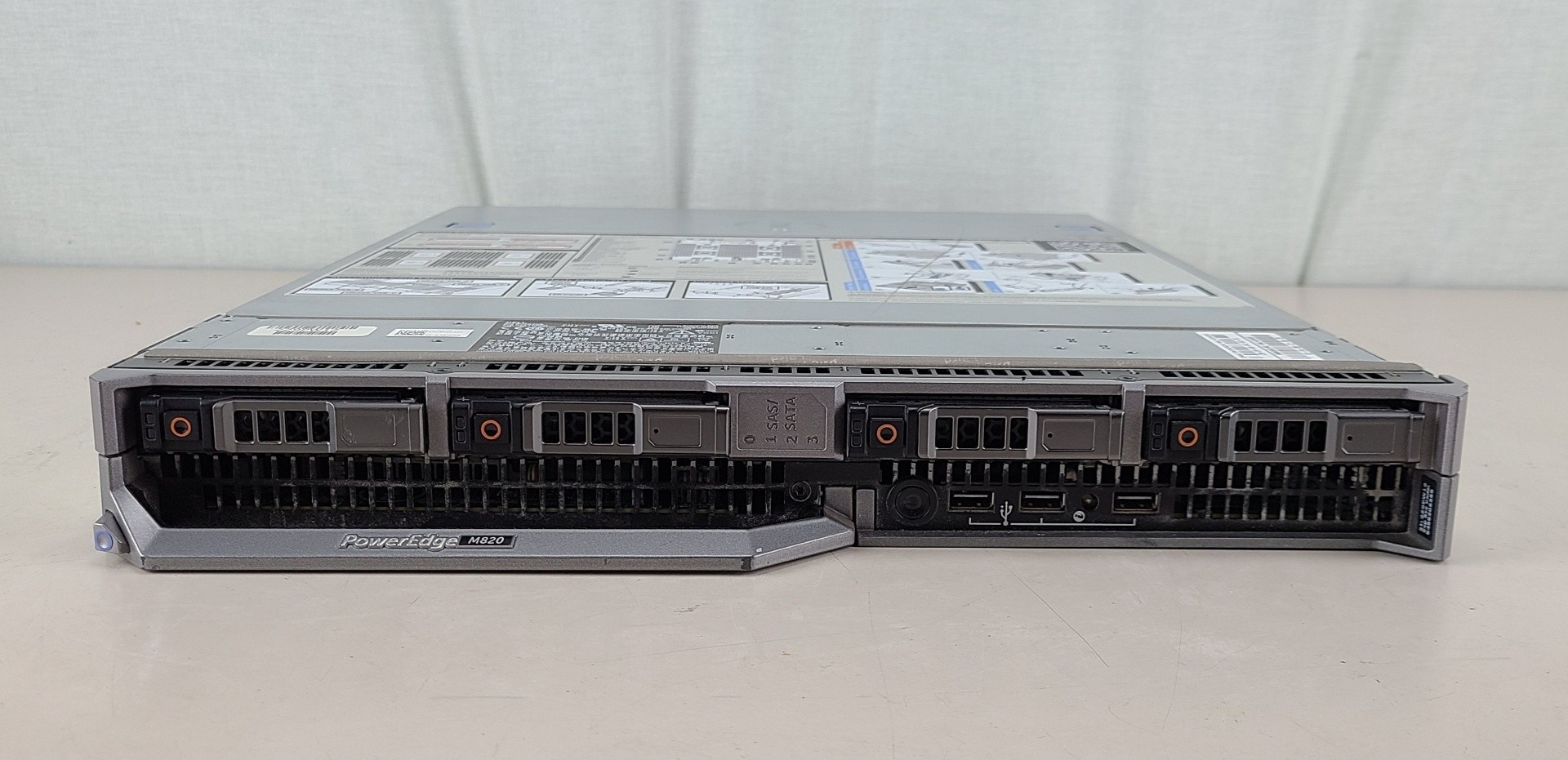 Dell PowerEdge M820 Server 4x E5- 4657L v2 48C 192GB RAM 2x 10GBe