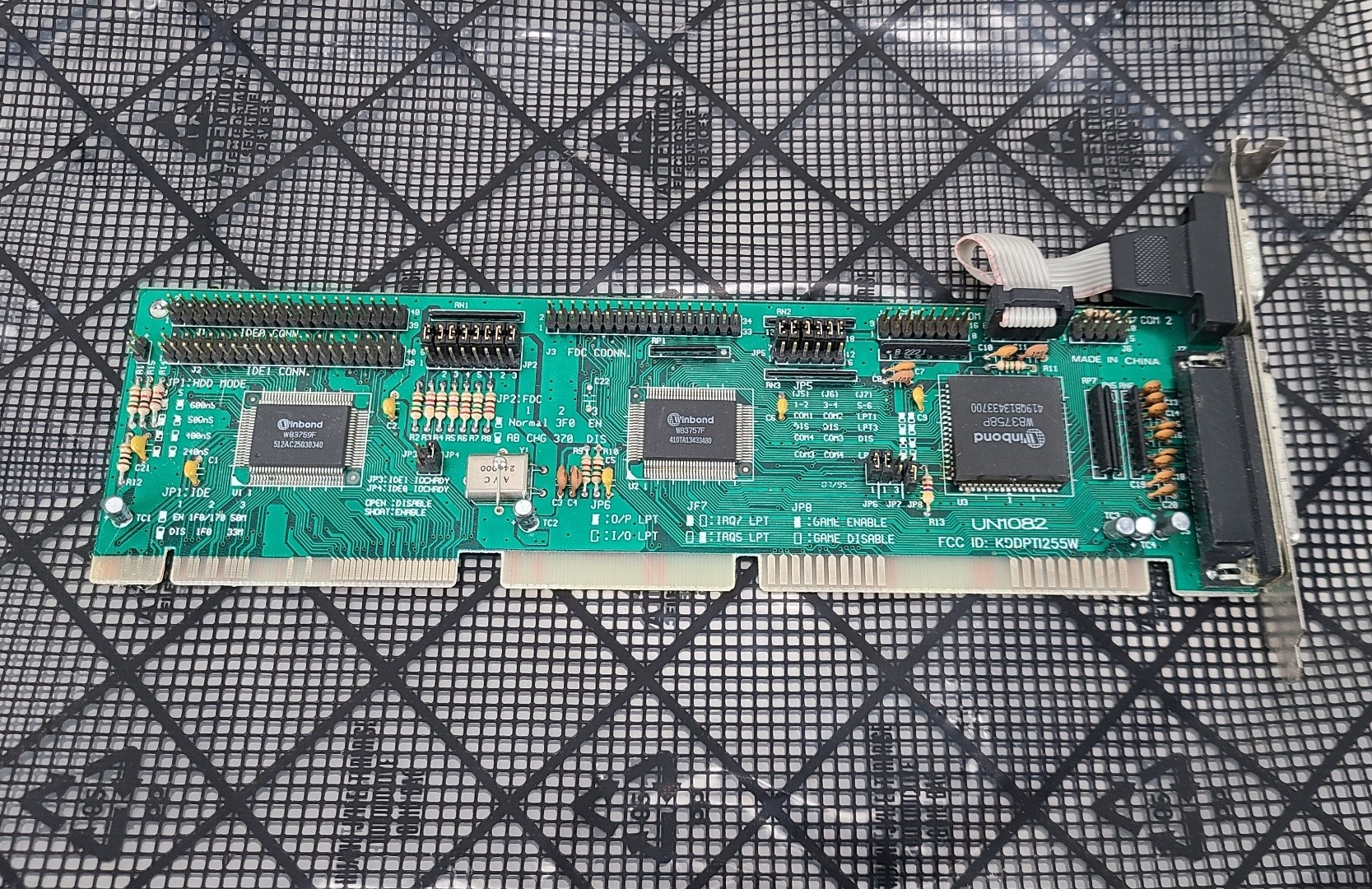 Winbond KDDPTI255W VLB, Twin IDE, FDD, Parallel and Serial Controller Card