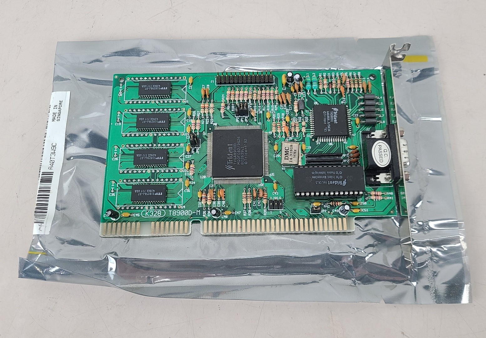 Vintage Trident T8900D-M 16-Bit ISA VGA Card
