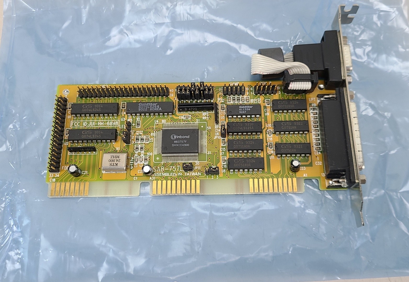 Vintage SAB-757L 16-BIT ISA IDE Serial Game Controller