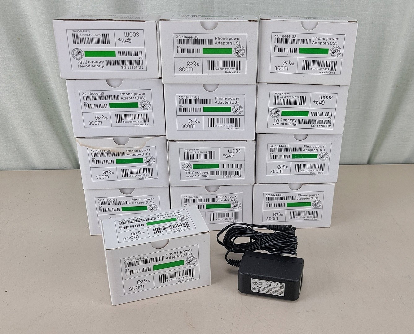HP 3COM 24V IP Phone Power Adapters Lot of 13 3C10444-US NEW