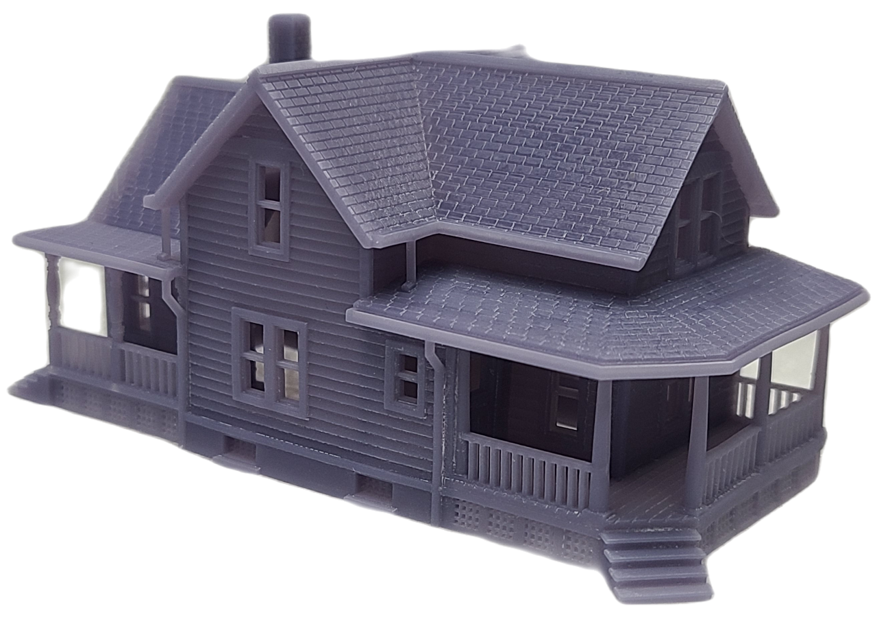 N Scale "The Silverdale " Model House 1:160 Two Story 