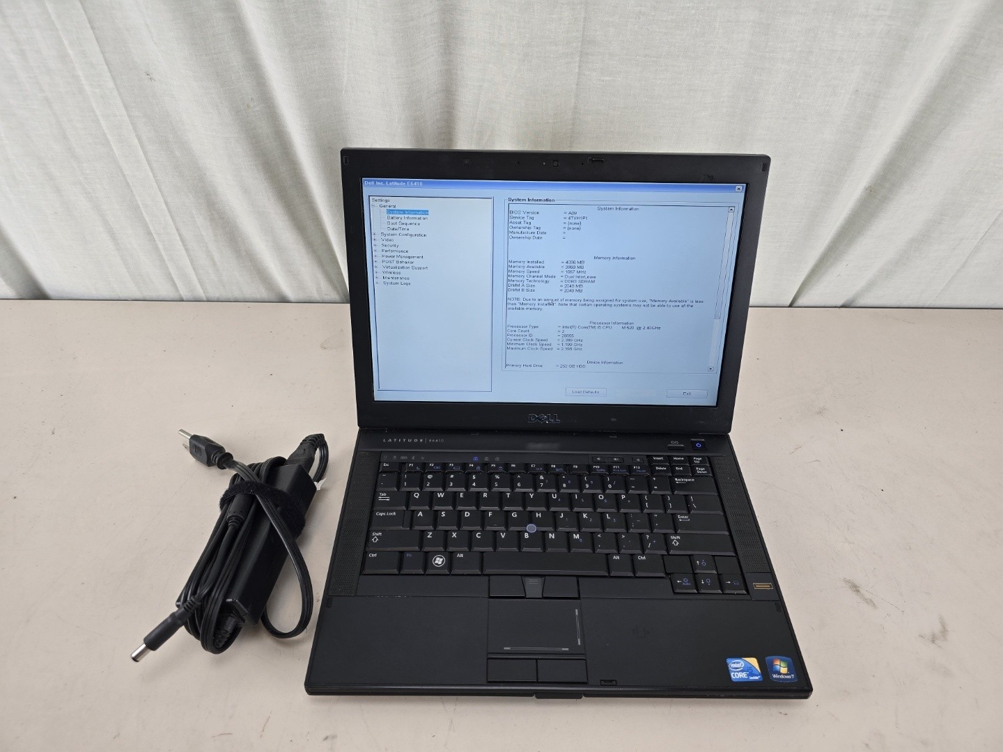 Dell Latitude E6410 Laptop i5 4GB 250GB HDD Backlit Keyboard