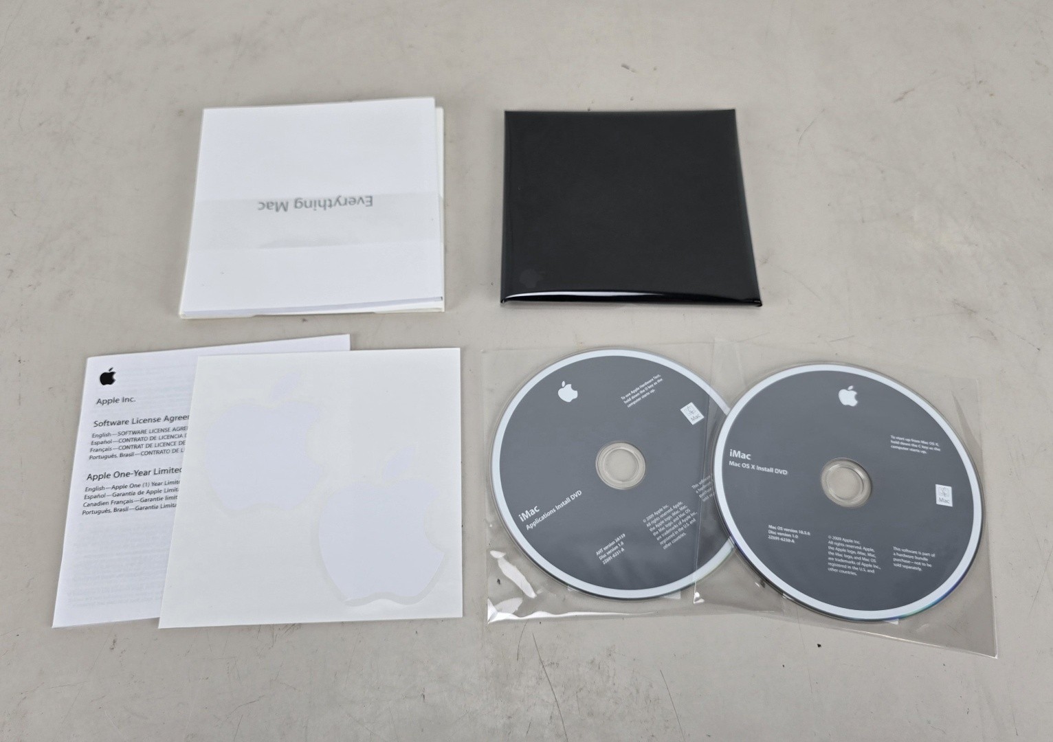 Apple 2009 iMac OSX 10.5.6  Restore DVD Set New Old Stock