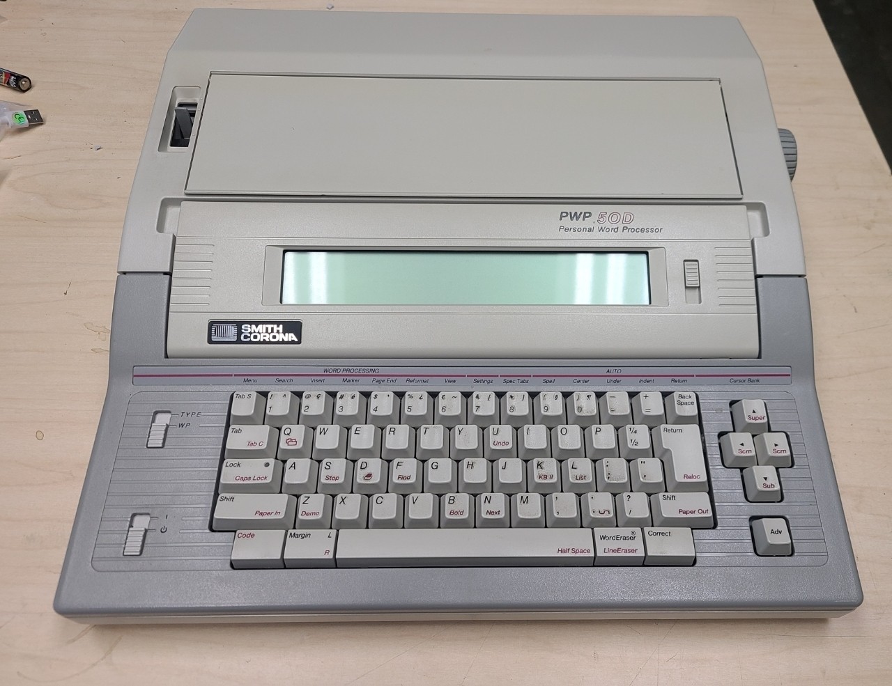 Smith Corona PWP 50D Typewriter / Word Processor for Parts