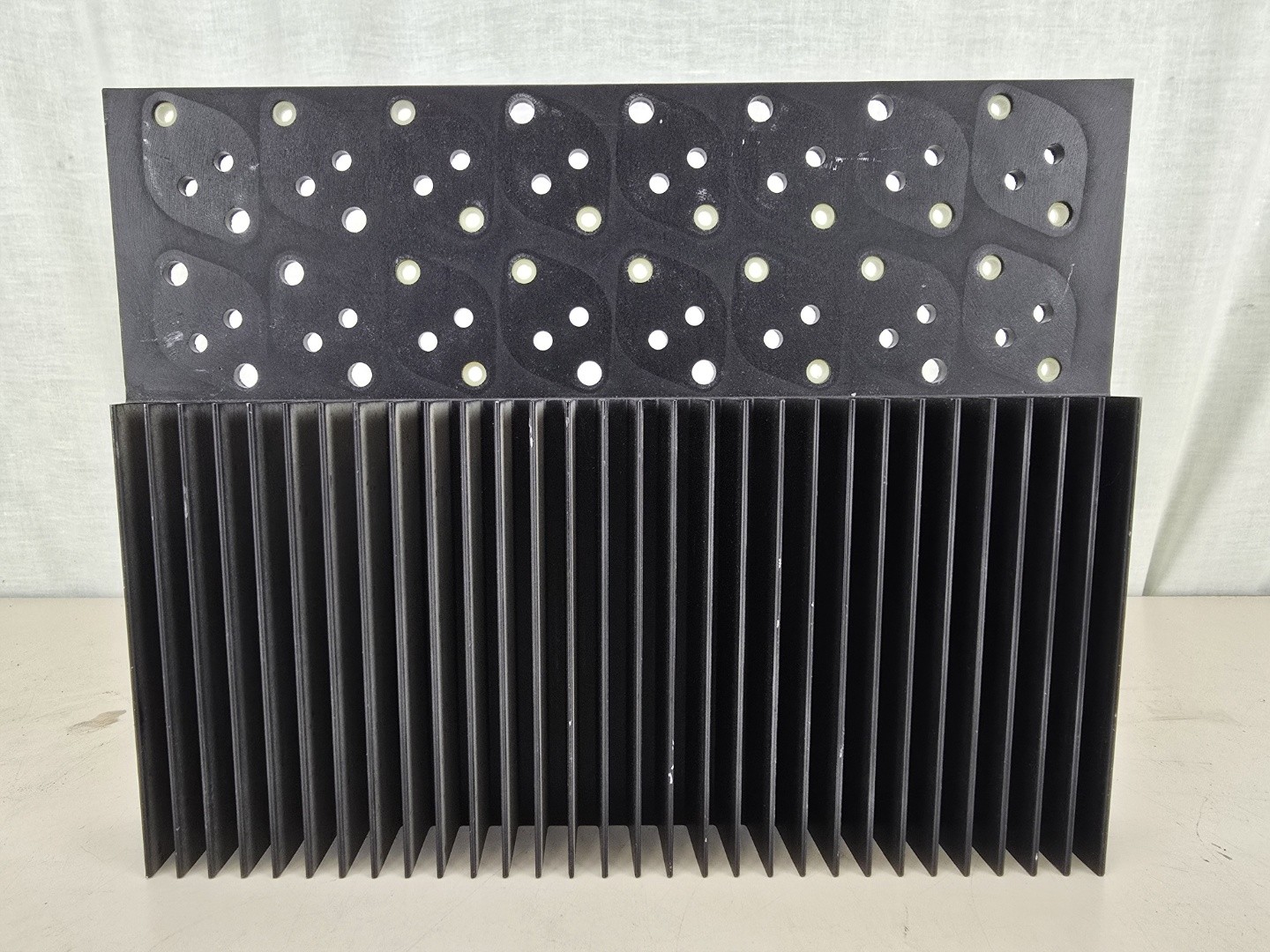Large Aluminum Heat Sink 9-7/8 x 7-1/2 x 1-1/4 PN 2003-015-D038 REV B