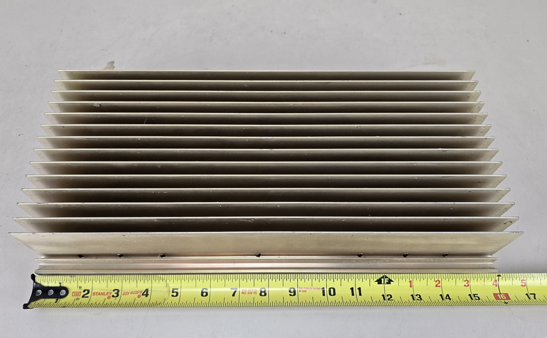 Large Aluminum Heat Sink 16" x 8" x 2-3/4" & 10.2 Lbs. 