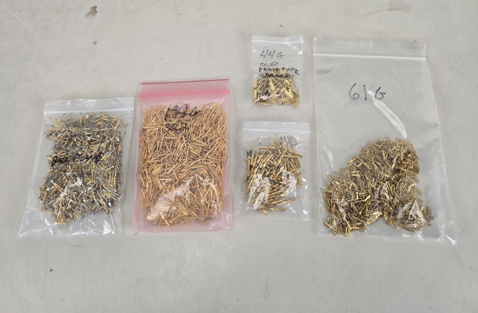 653 Grams  Vintage 80's 90's Gold Pins for Scrap Gold Recovery