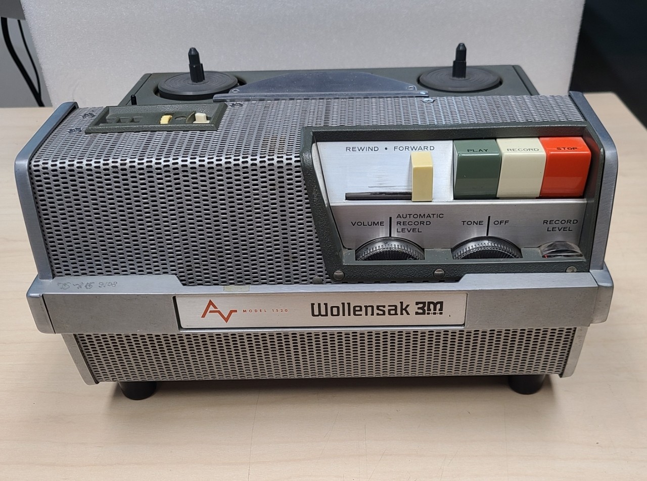 3M Wollensak Magnetic Tape Recorder 1520AV For Parts or Repair