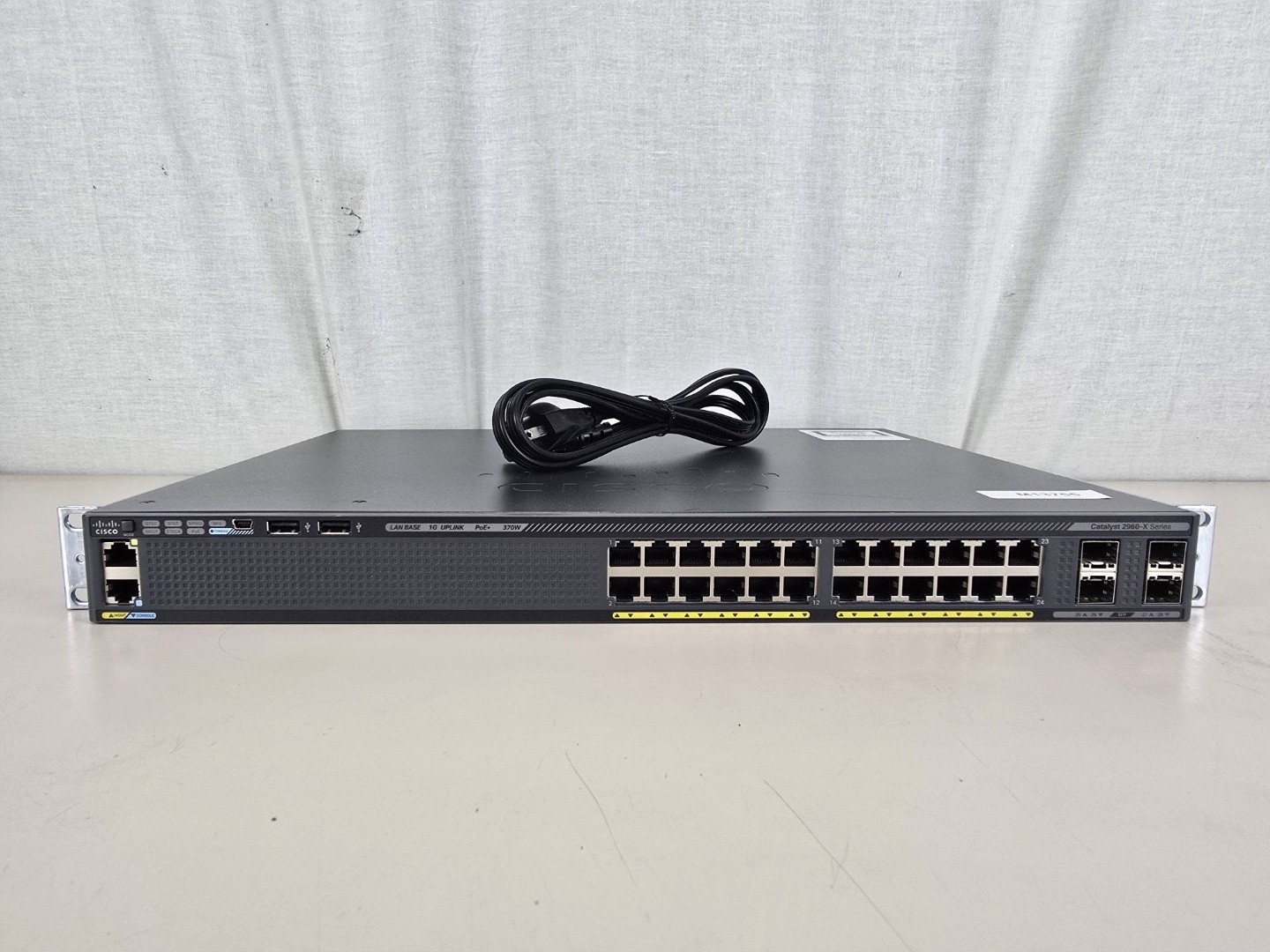 Cisco Catalyst WS-C2960X-24PS-L V4 24-Port Gigabit PoE Ethernet Switch