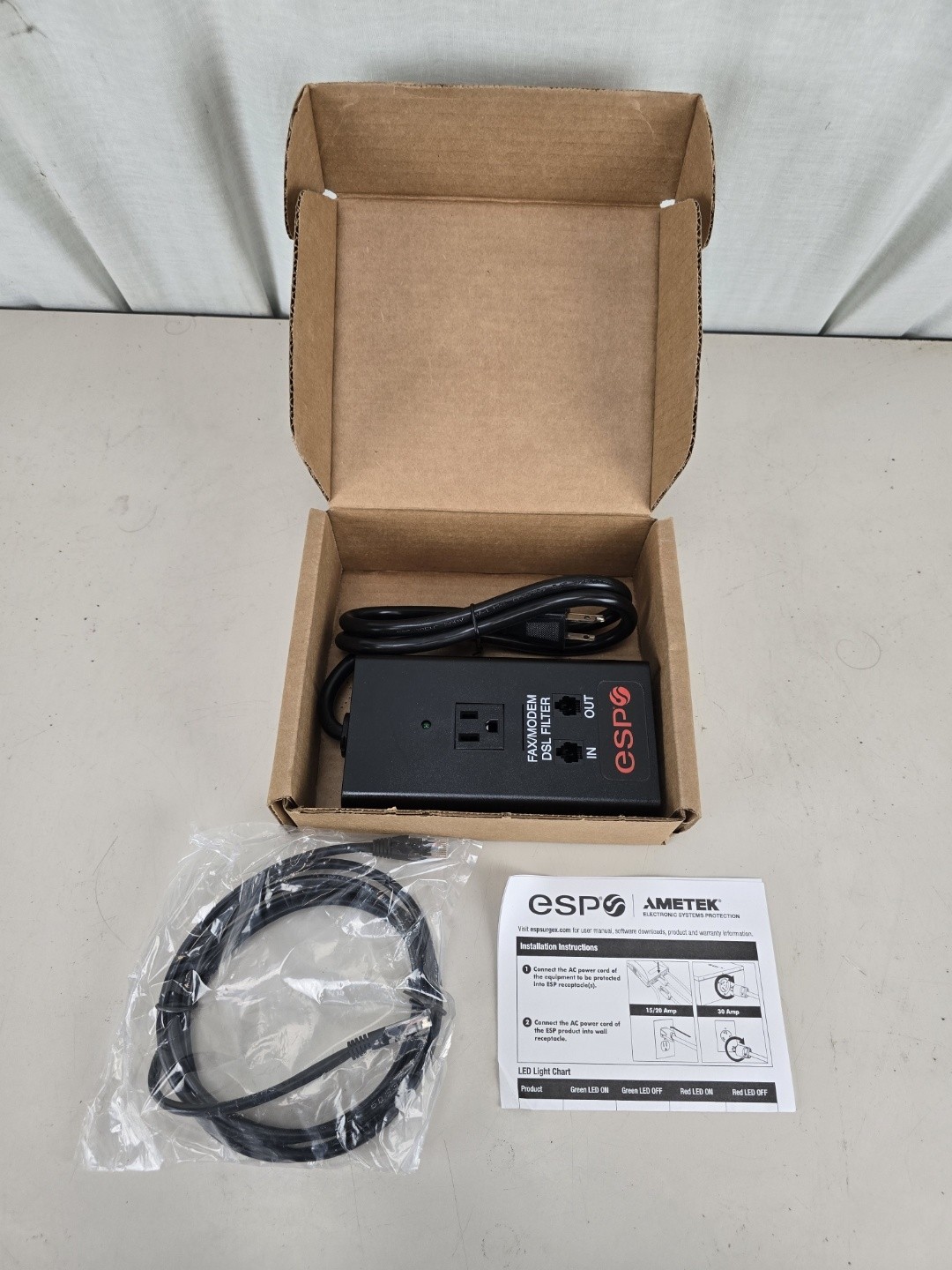 ESP MFP-1 Digital QC 120/15 Network Power Line Filter