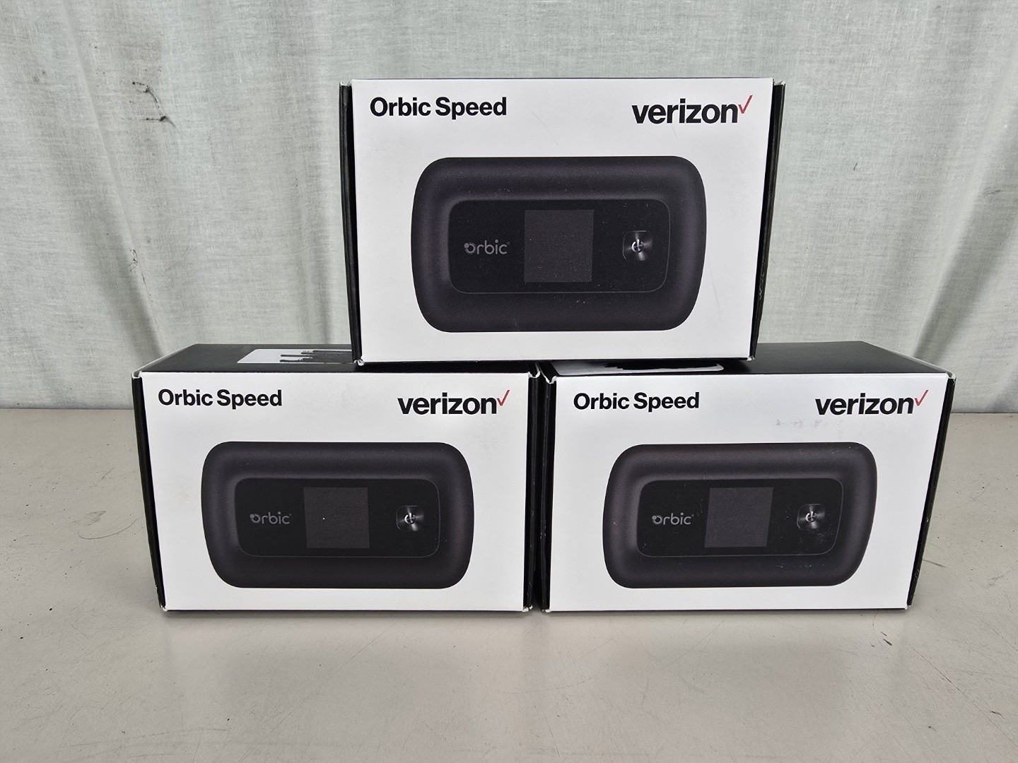 3x Orbic Speed RC400L (Verizon) 4G LTE Mobile WiFi Hotspot Unused