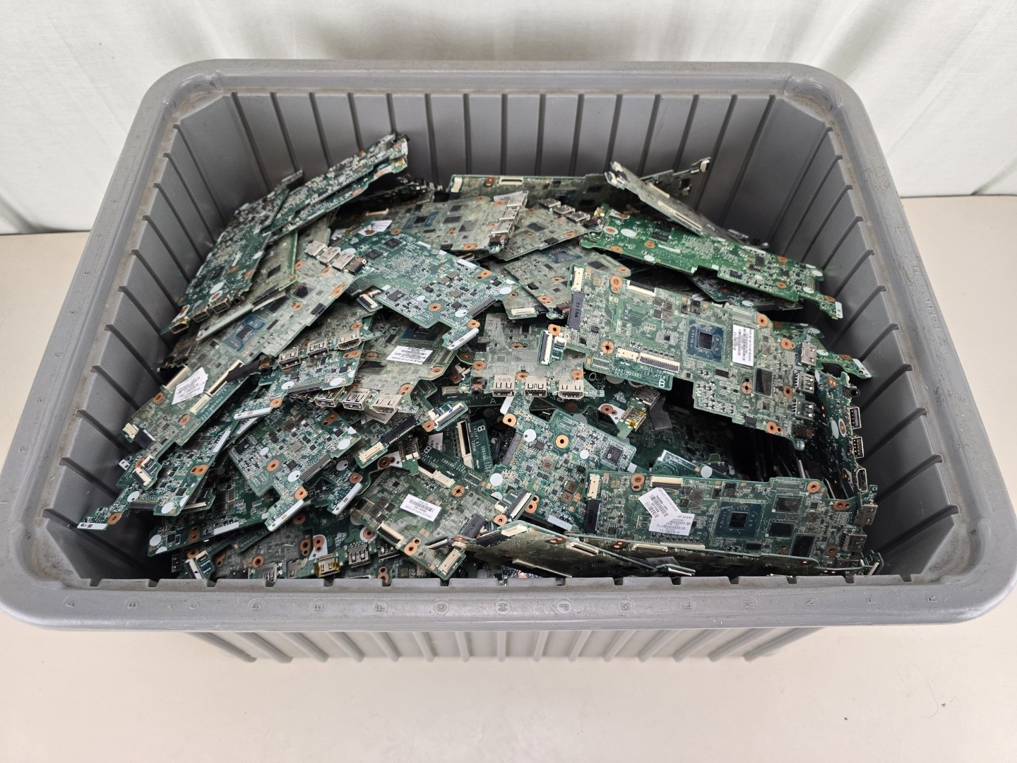 40Lbs. Chromebook Motherboards For Scrap Gold Recovery