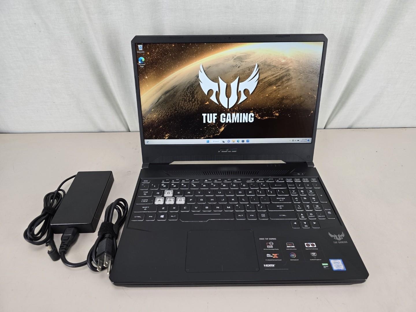 ASUS TUF FX505G 15.6 inch 16GB, 512GB, Intel Core i7 9th Gen GTX 1650