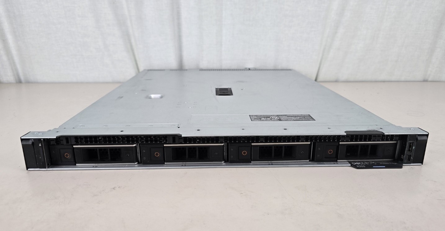 Dell PowerEdge R350 Xeon E-2314 2.8Ghz 32GB DDR4 1x 600W PSU