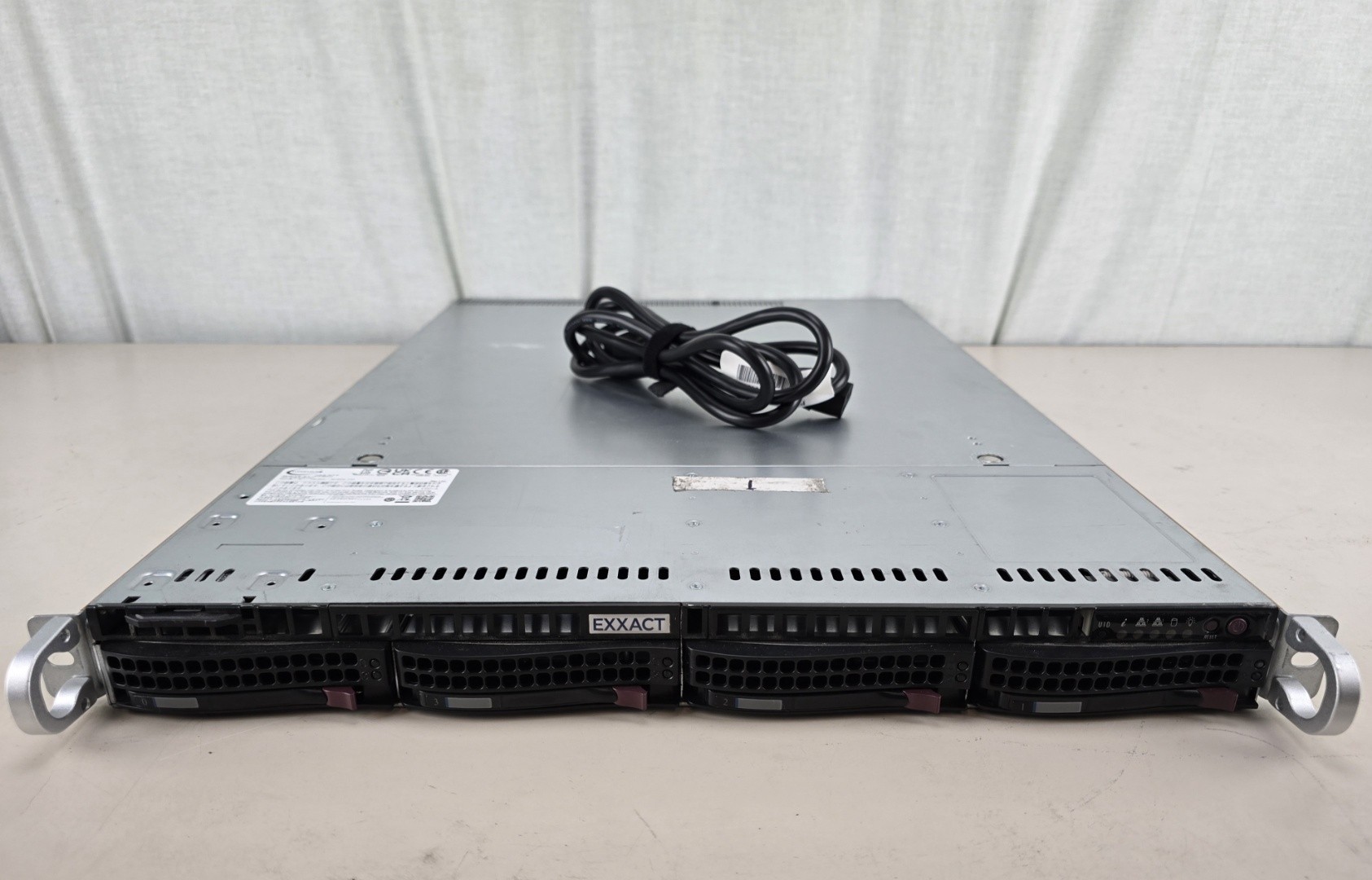 Supermicro 815-S6X12 1U Server Xeon Silver 4310 96GB 2x RTX A4000 NO DRIVES