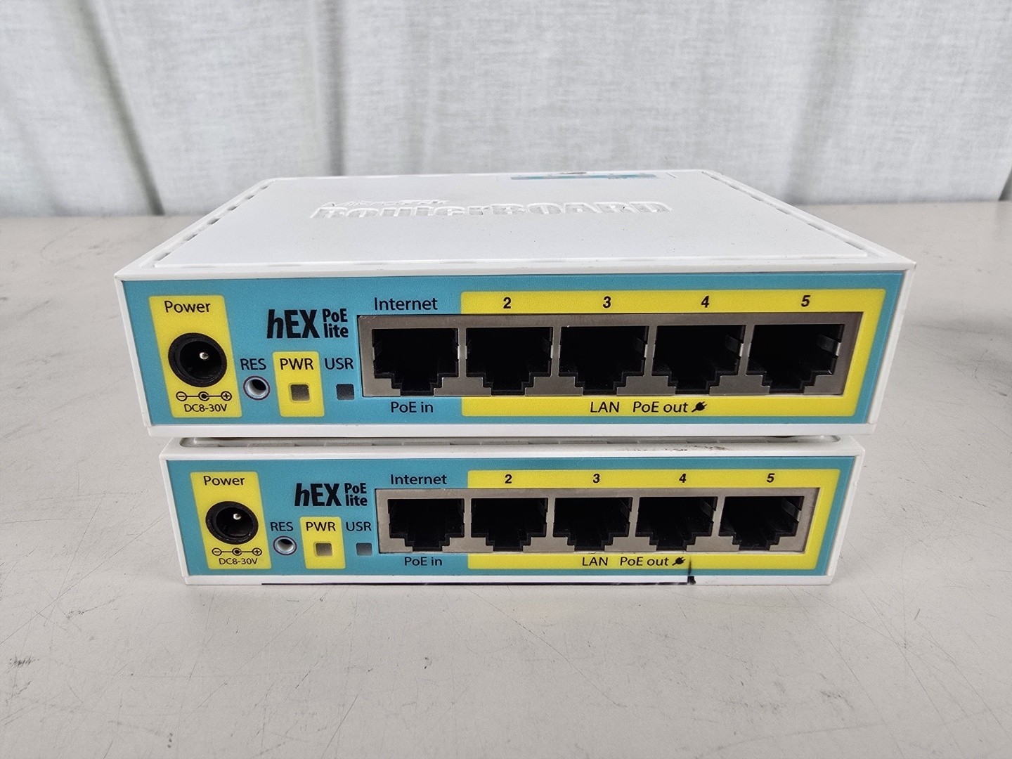 2x MikroTik RB750UPr2 5port Ethernet Gigabit Router RouterBOARD