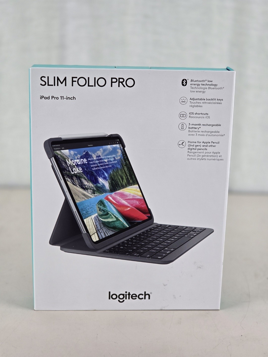 Logitech Slim Folio Pro For iPad Pro 11-inch Black 920-009154