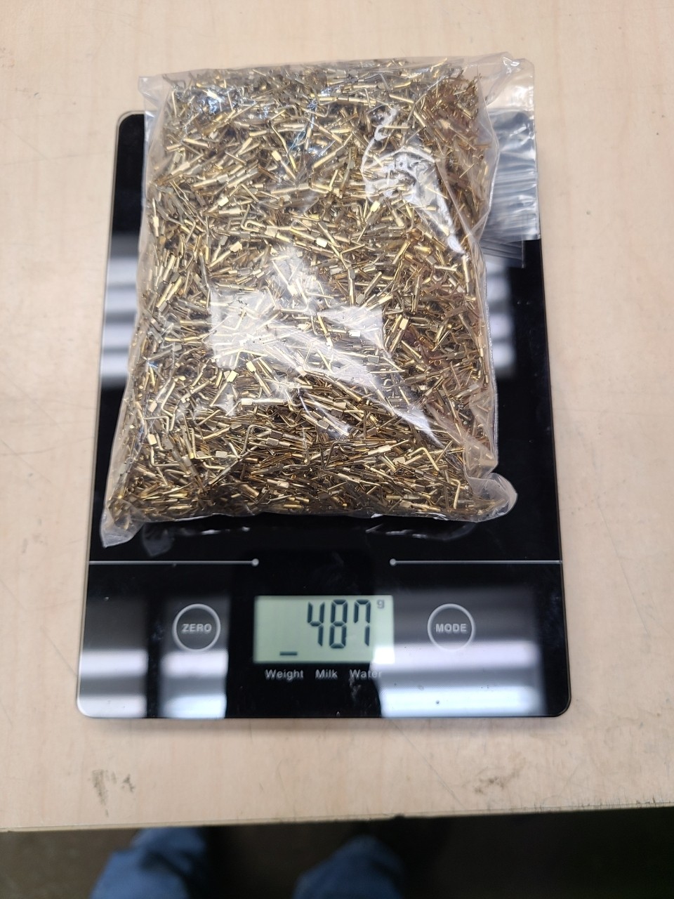 483 Grams Gold Connector Pins for Scrap Gold Recovery