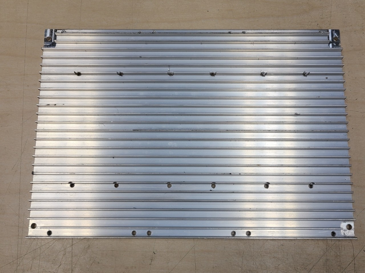 Large Aluminum Heat Sink 8.5" x 5 7/8" x .25"