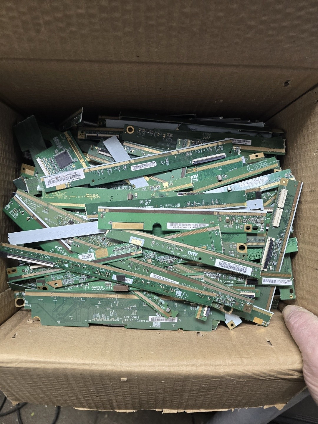 10.4 Lbs. LCD Boards For Scrap Gold Recovery Clean Surface Gold