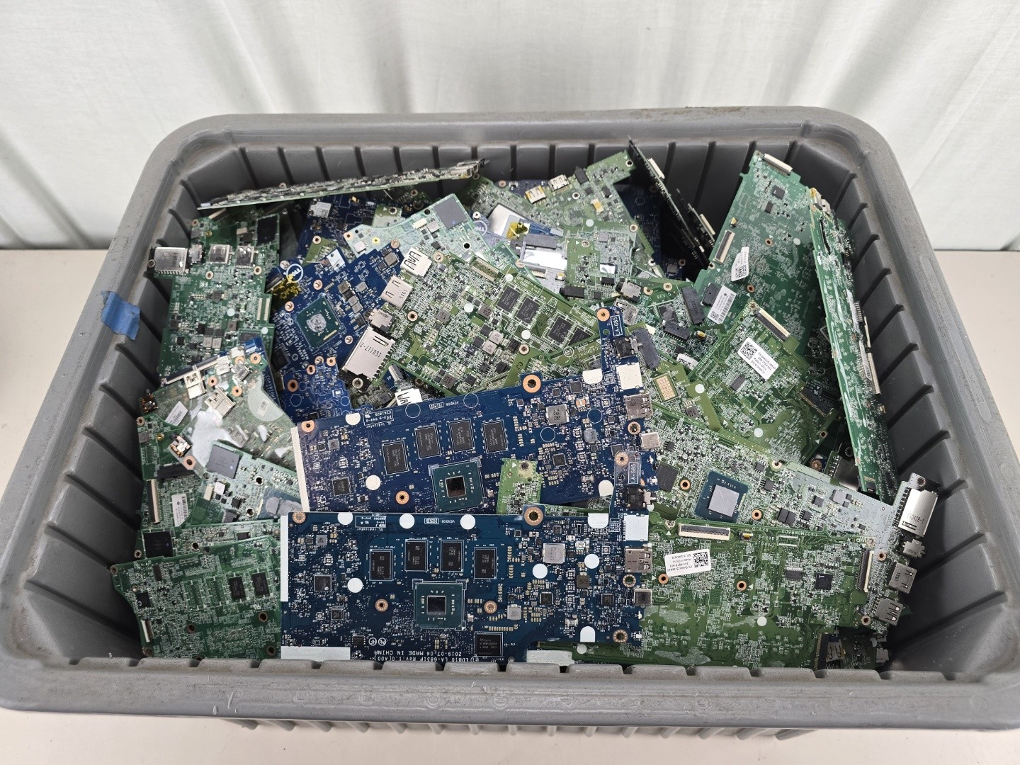 46 Lbs. Chromebook Motherboards For Scrap Gold Recovery
