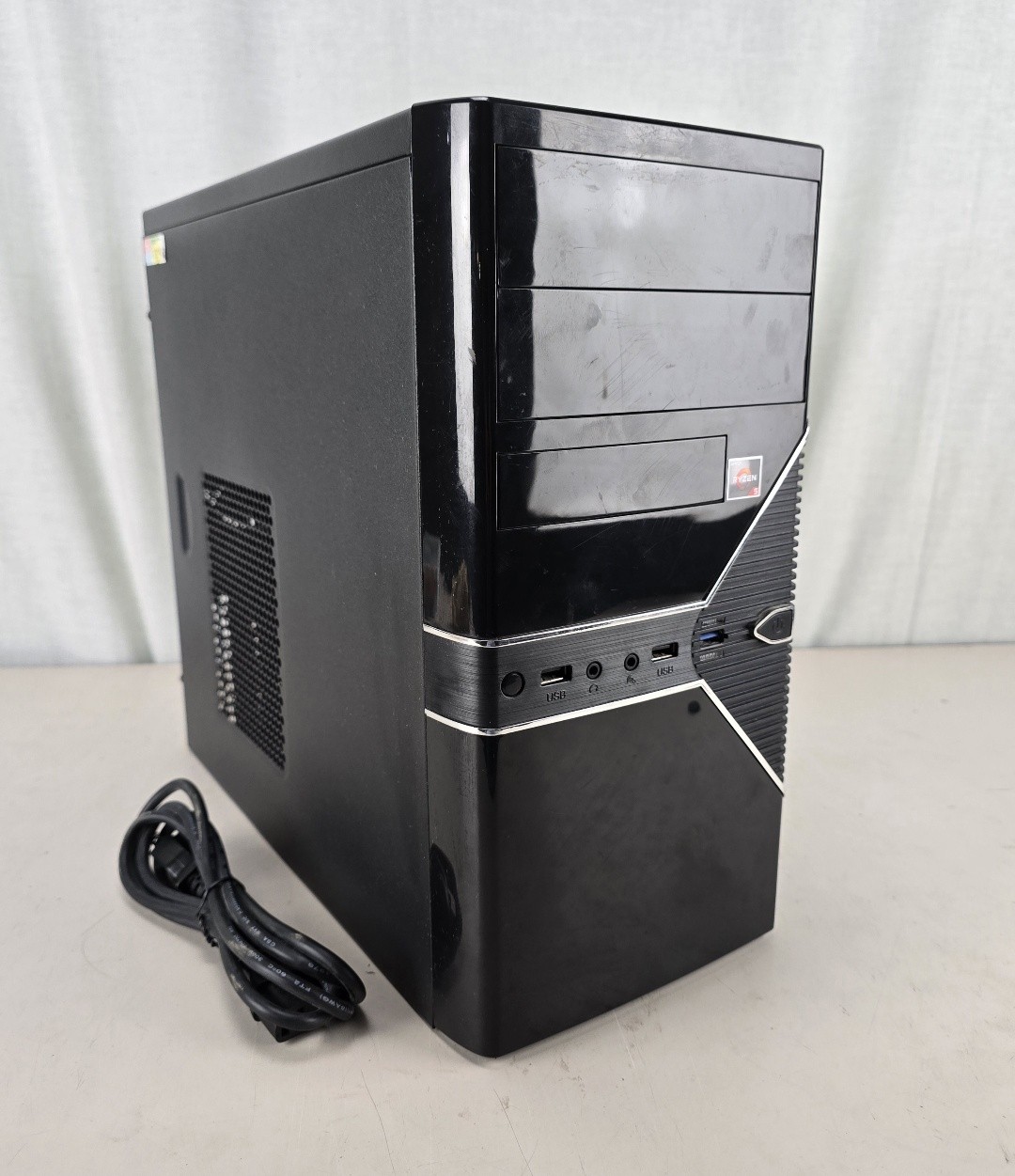 AMD Ryzen 5 2400G Tower PC 8GB DDR4 256GB SSD Win 11 Pro