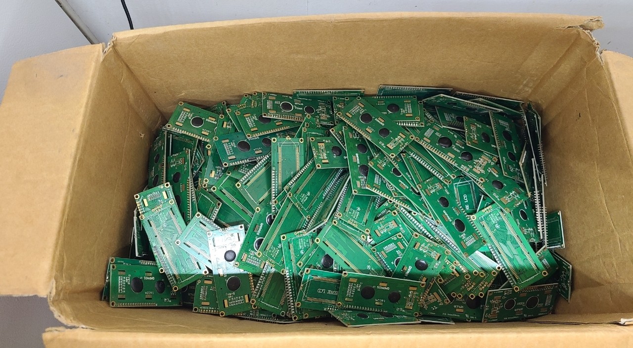 16.35 Lbs. High Grade Boards For Scrap Gold Recovery Clean Surface Gold