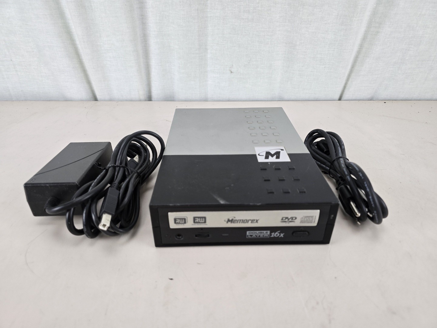 Memorex 3202-3288 External USB Firewire DVD DL Writer TESTED