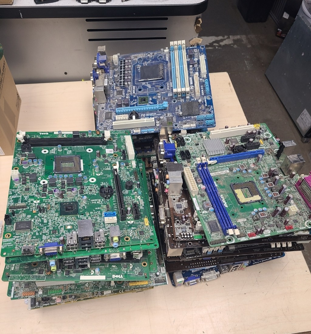 25 Lbs. PC Mother Boards For Scrap Gold Recovery 