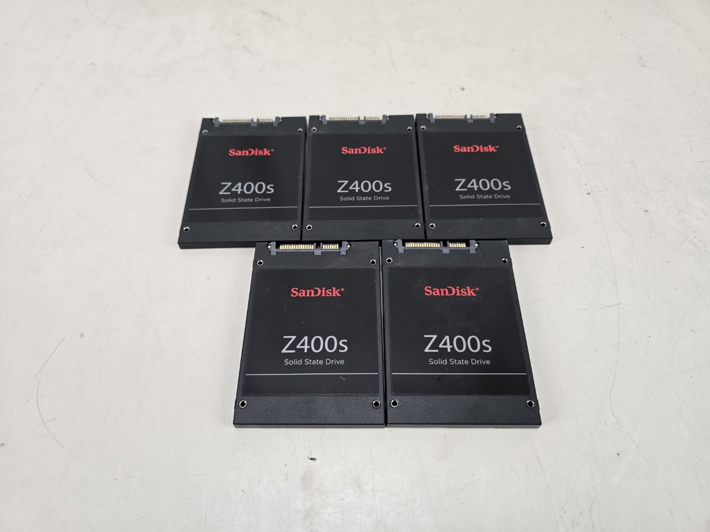 Lot of 5 SanDisk Z400s 256GB 2.5" SSD SD8SBAT256G1122 Tested 96% 