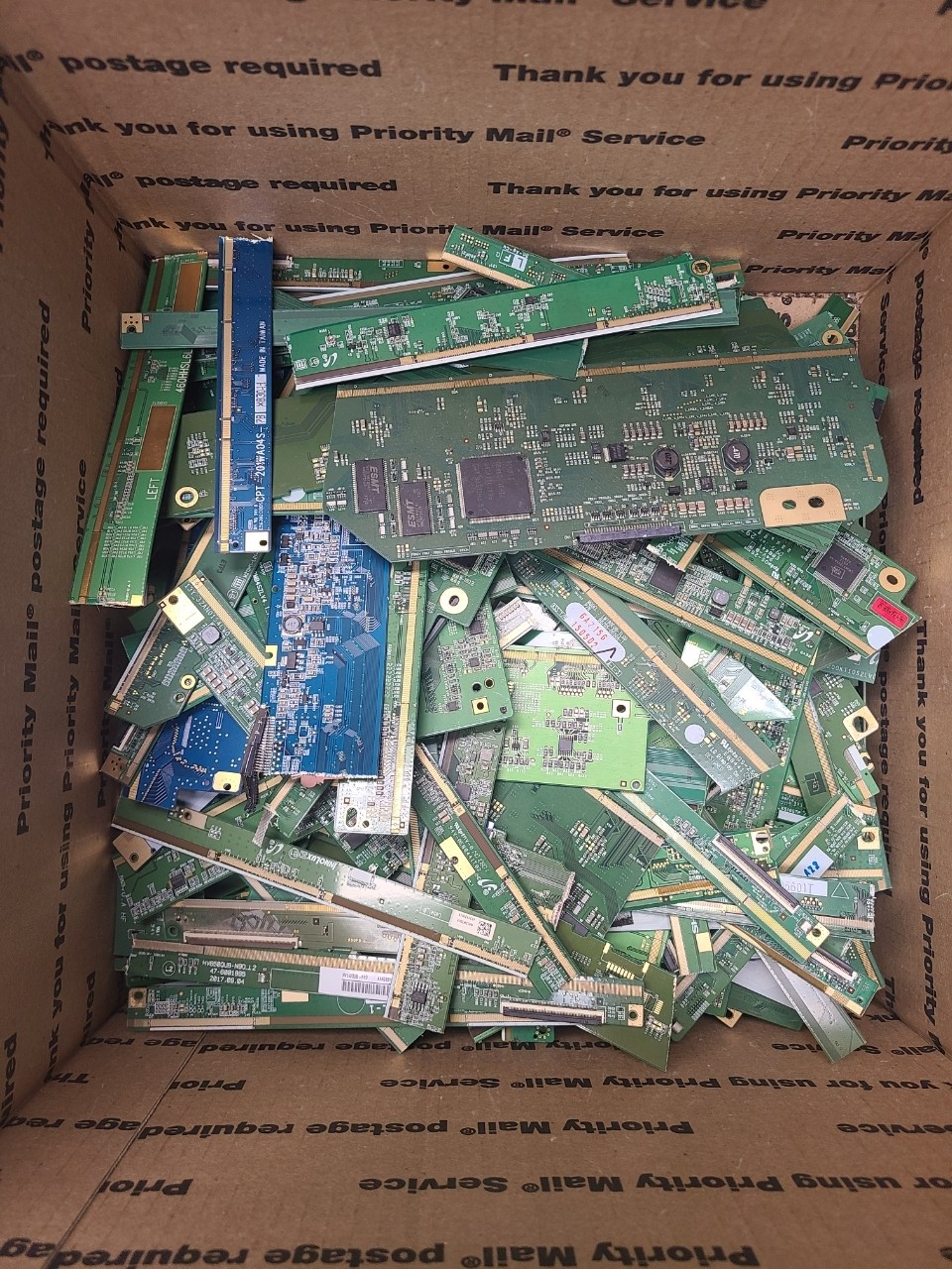 5.0 Lbs. LCD Boards For Scrap Gold Recovery Clean Surface Gold