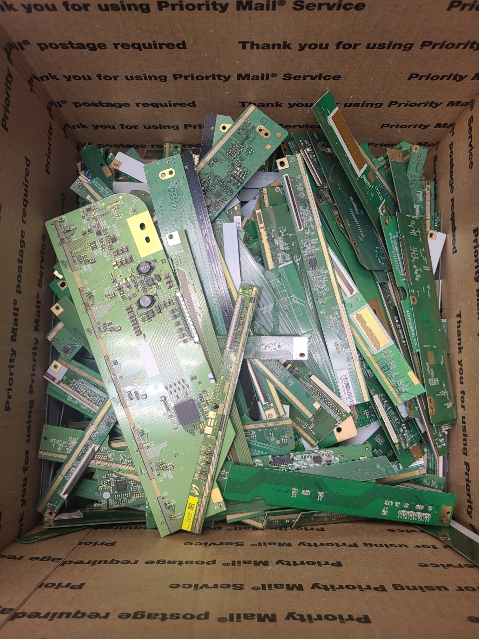 5.4 Lbs. LCD Boards For Scrap Gold Recovery Clean Surface Gold
