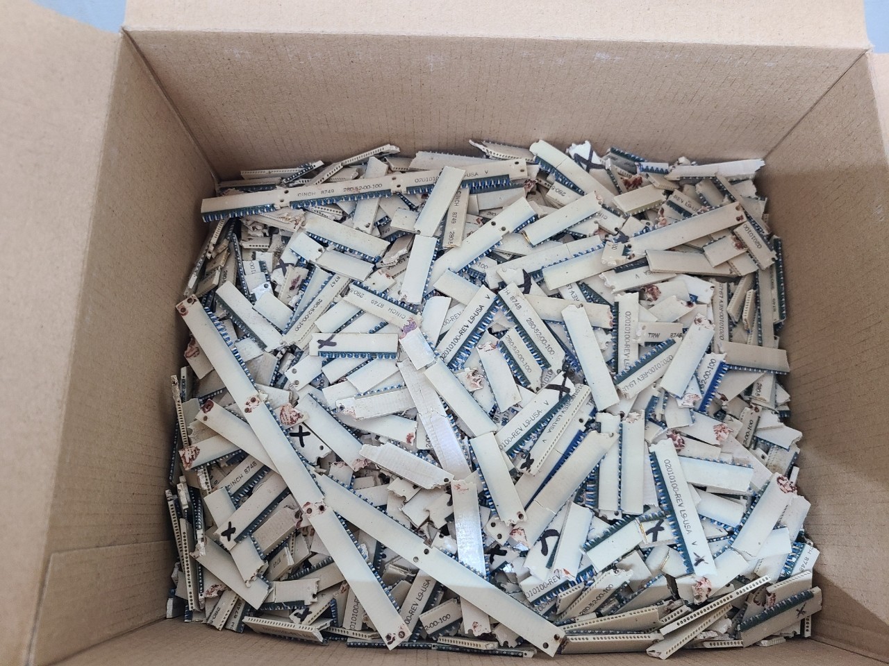 10.5 lbs. Gold Plated connectors for Gold Recovery