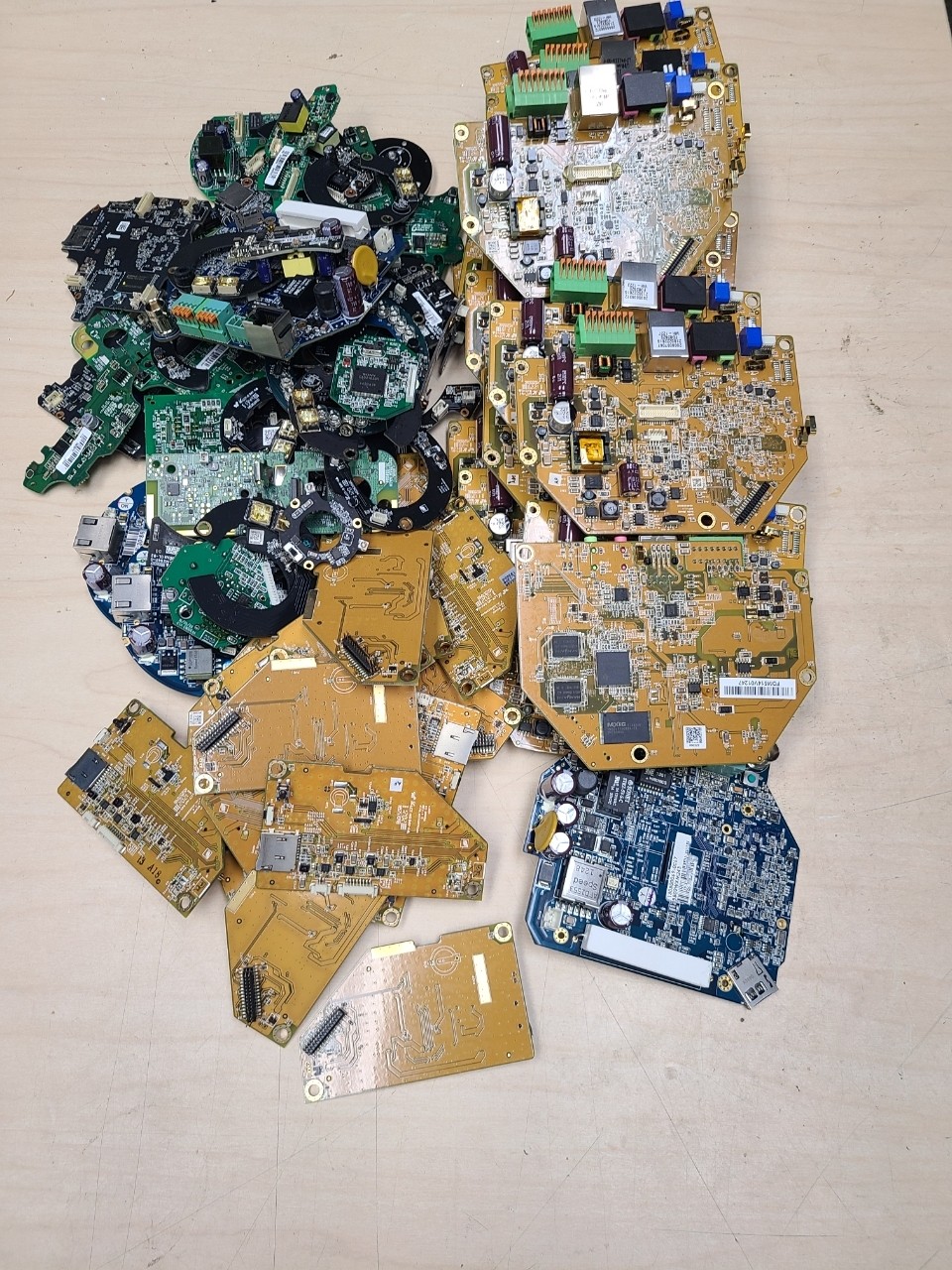 5.7 lbs. Circuit Boards for gold recovery