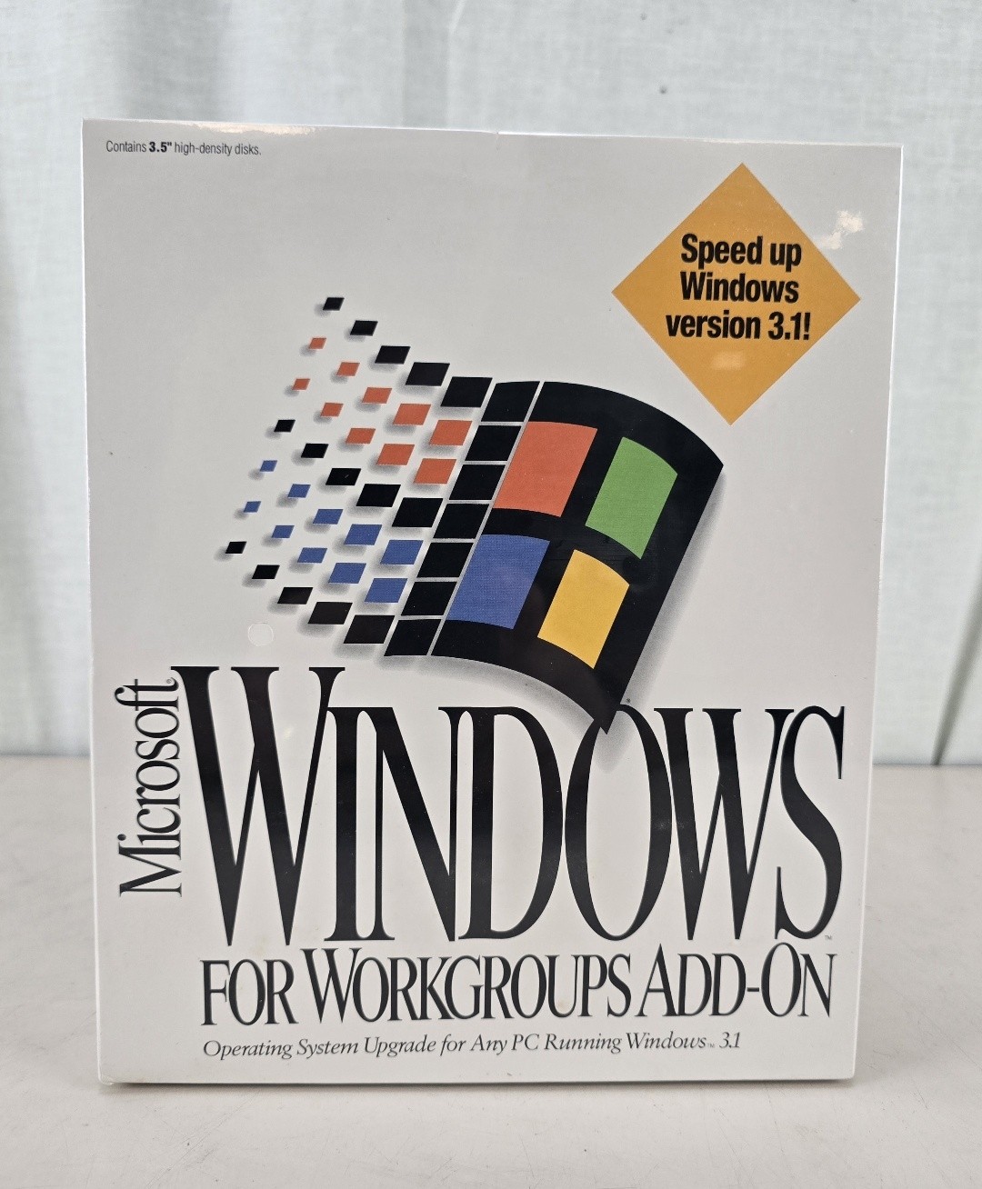 NEW Old Stock Windows 3.1 For Workgroups Add-On On 3.5" Floppy
