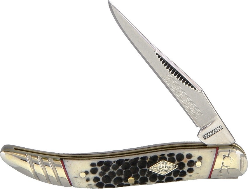 Rough Rider Small Toothpick Buckshot Bone