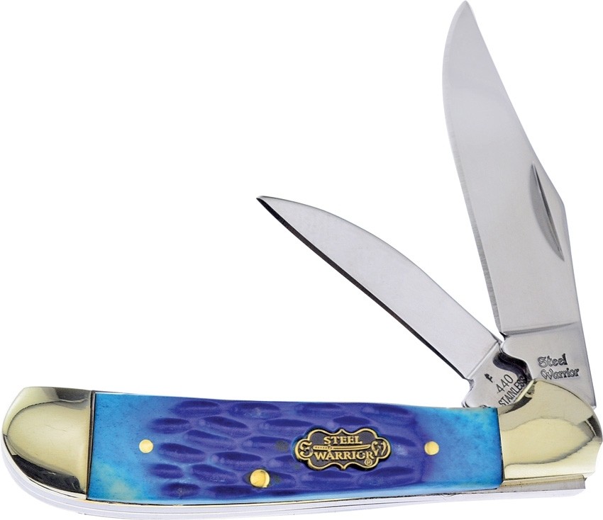 Frost Cutlery Locking Copperhead Blue Bone