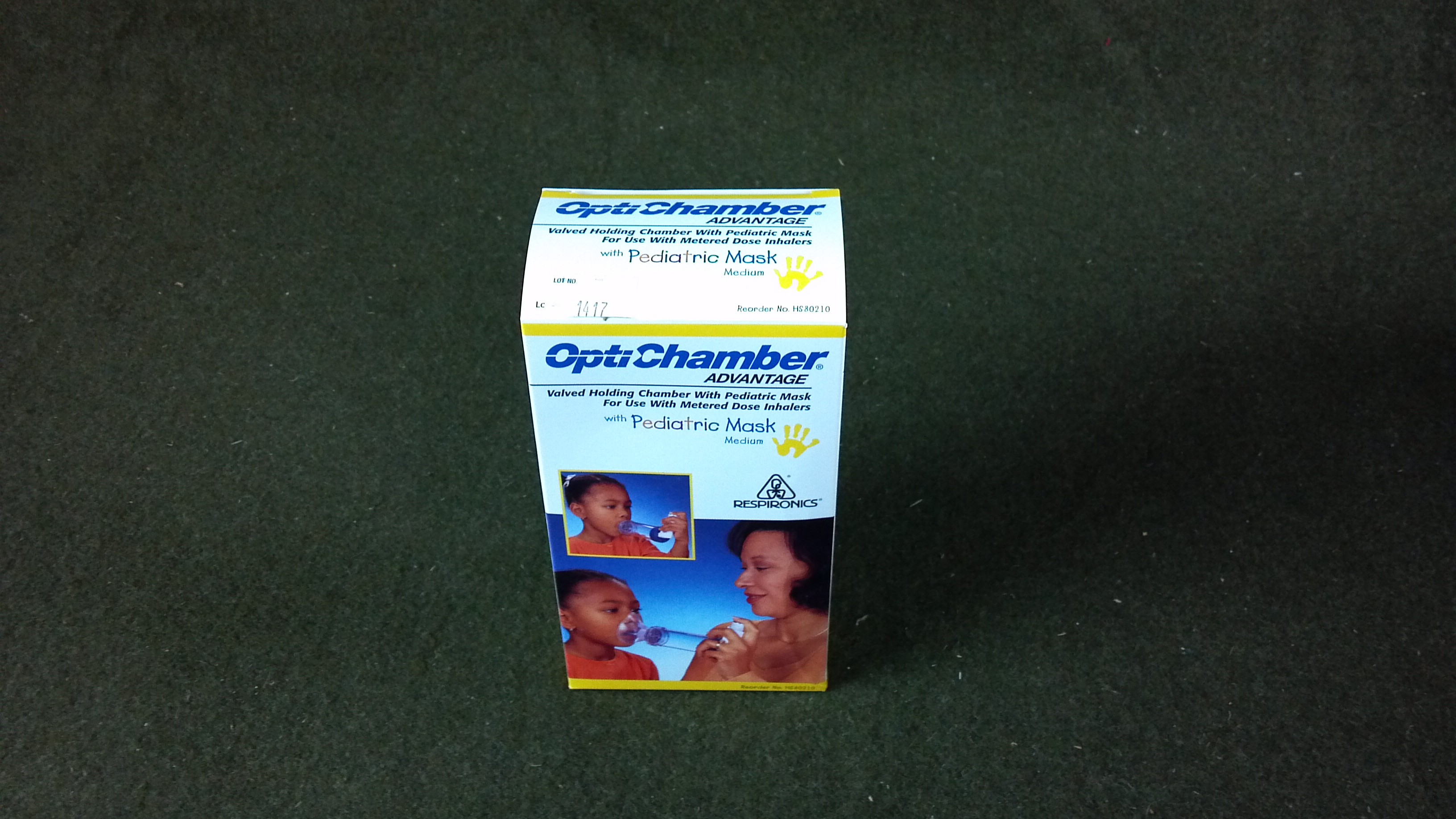 Optichamber Advantage Valved Holding Chamber with Medium Pediatric Mask Lot of 10